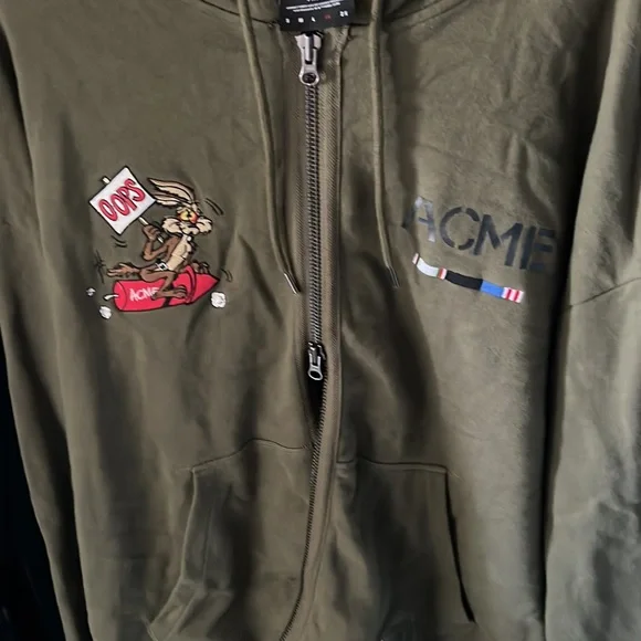 Rare The hundreds x Looney Toons zip up